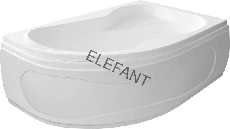 CIDLINA 150 vana 150x105x45cm bez nožiček, pravá, bílá